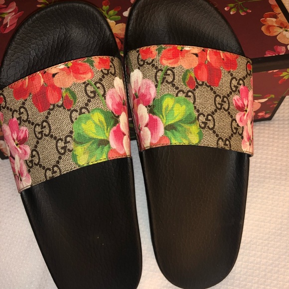 Gucci Shoes - GUCCI Blooms Slides Women’s Shoes BRAND NEW